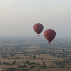 ballooning over bagan