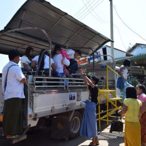 truck-station at golden rock