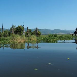 Rowing around Sagar Village